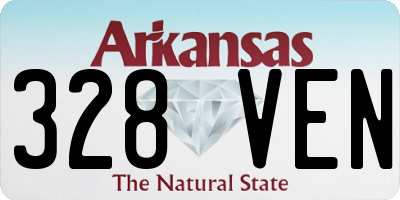 AR license plate 328VEN