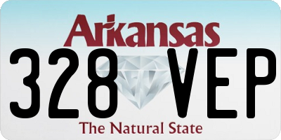 AR license plate 328VEP