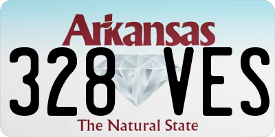 AR license plate 328VES