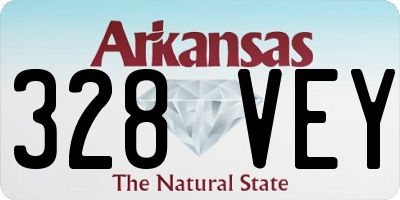 AR license plate 328VEY