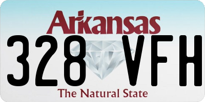 AR license plate 328VFH