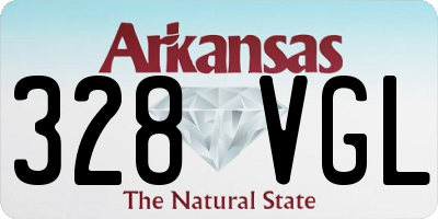 AR license plate 328VGL