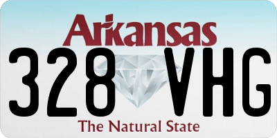 AR license plate 328VHG