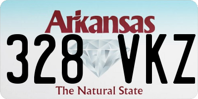 AR license plate 328VKZ