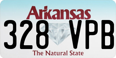 AR license plate 328VPB