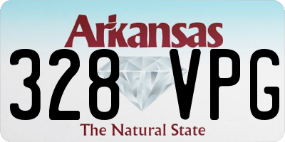 AR license plate 328VPG