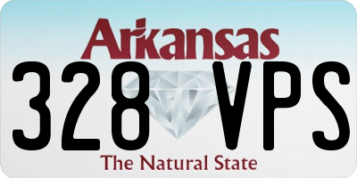 AR license plate 328VPS