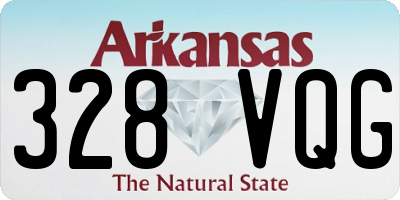 AR license plate 328VQG