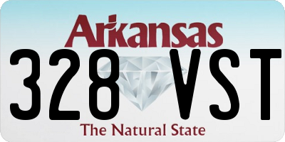 AR license plate 328VST