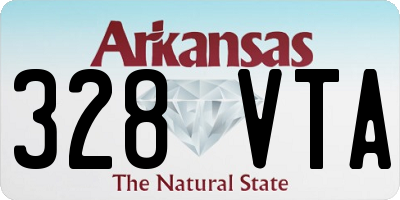 AR license plate 328VTA