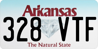 AR license plate 328VTF