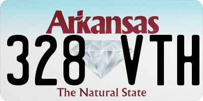 AR license plate 328VTH