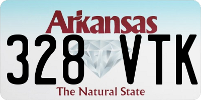 AR license plate 328VTK