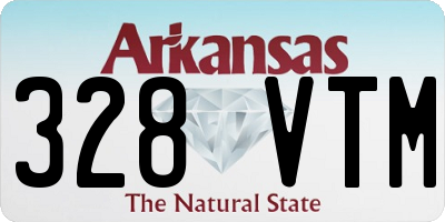 AR license plate 328VTM