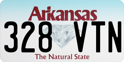 AR license plate 328VTN