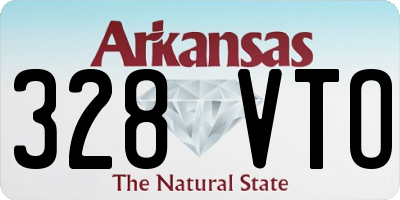 AR license plate 328VTO