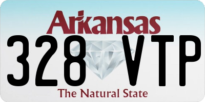 AR license plate 328VTP