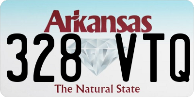 AR license plate 328VTQ