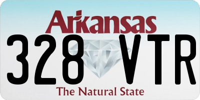AR license plate 328VTR