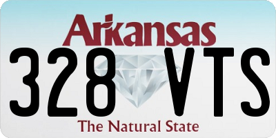 AR license plate 328VTS