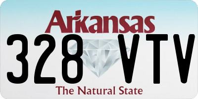 AR license plate 328VTV