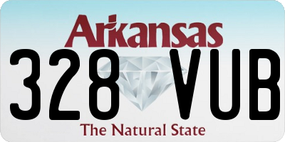 AR license plate 328VUB