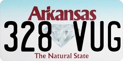 AR license plate 328VUG