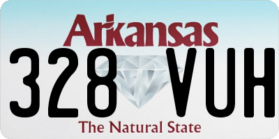AR license plate 328VUH