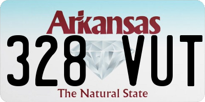 AR license plate 328VUT
