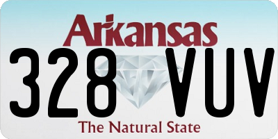 AR license plate 328VUV