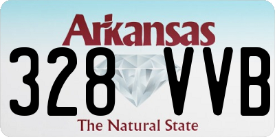 AR license plate 328VVB