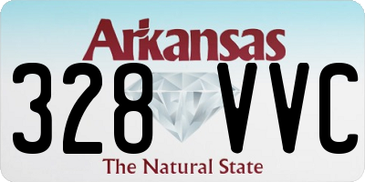 AR license plate 328VVC