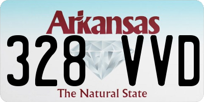AR license plate 328VVD