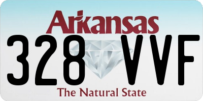 AR license plate 328VVF