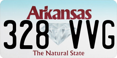 AR license plate 328VVG