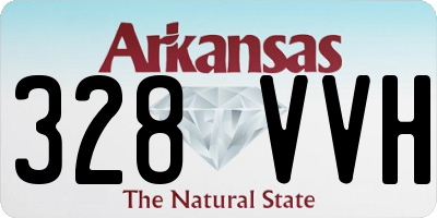 AR license plate 328VVH