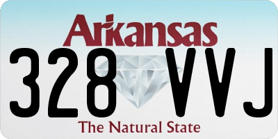 AR license plate 328VVJ