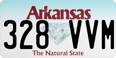 AR license plate 328VVM