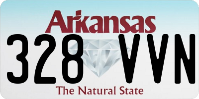 AR license plate 328VVN