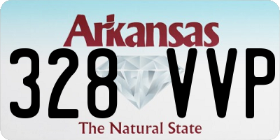 AR license plate 328VVP