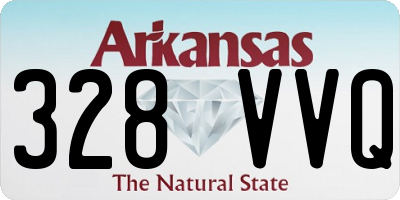 AR license plate 328VVQ