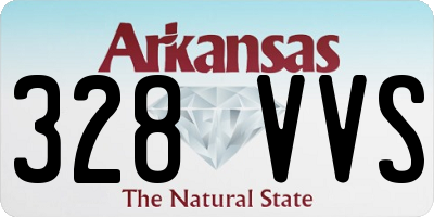 AR license plate 328VVS