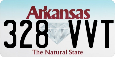 AR license plate 328VVT