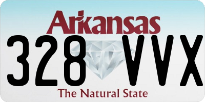 AR license plate 328VVX
