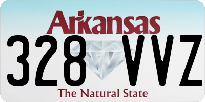 AR license plate 328VVZ
