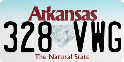 AR license plate 328VWG