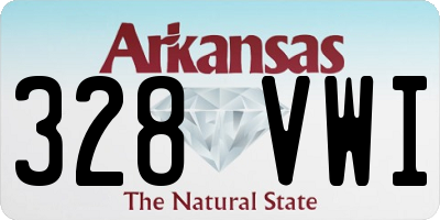 AR license plate 328VWI