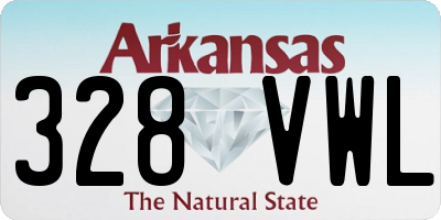 AR license plate 328VWL