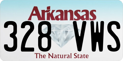 AR license plate 328VWS