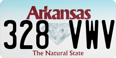 AR license plate 328VWV
